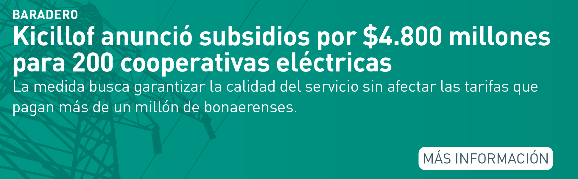 Kicillof anunció subsidios por $4.800 millones para 200 cooperativas eléctricas
